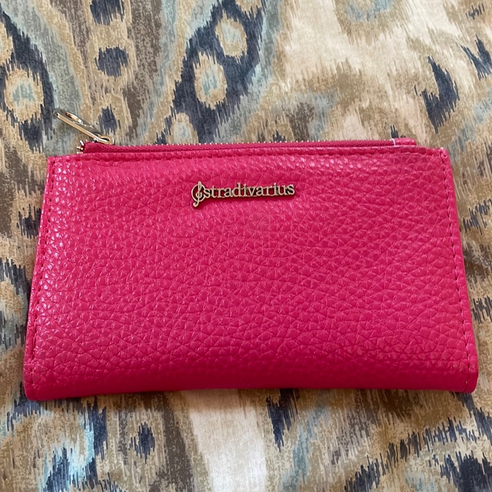 Stradivarius Hot Pink Wallet